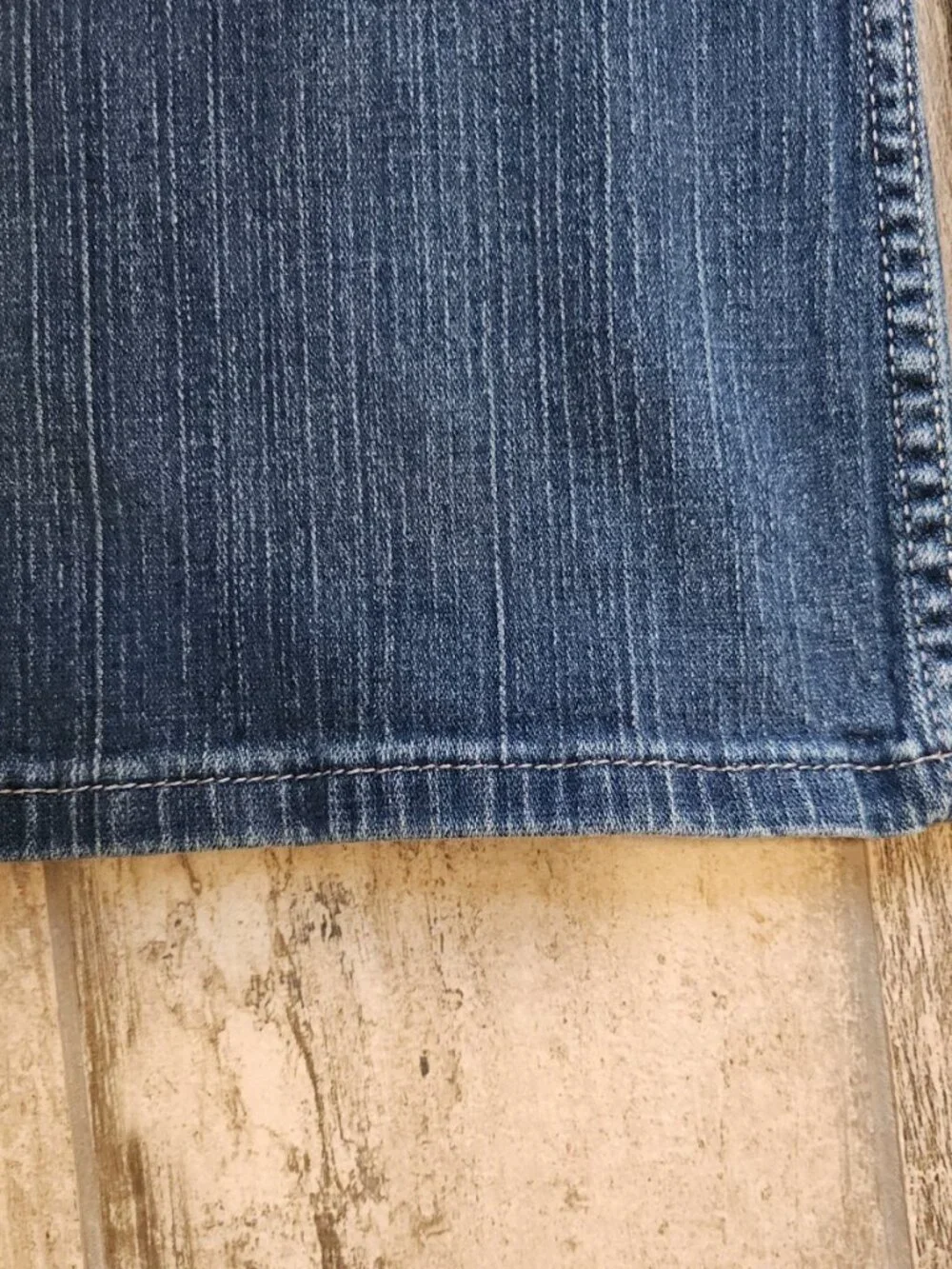 Vintage Levi 518 Superlow Boot Cut Jeans Womens 1 Juniors Blue Stretch Denim Y2K